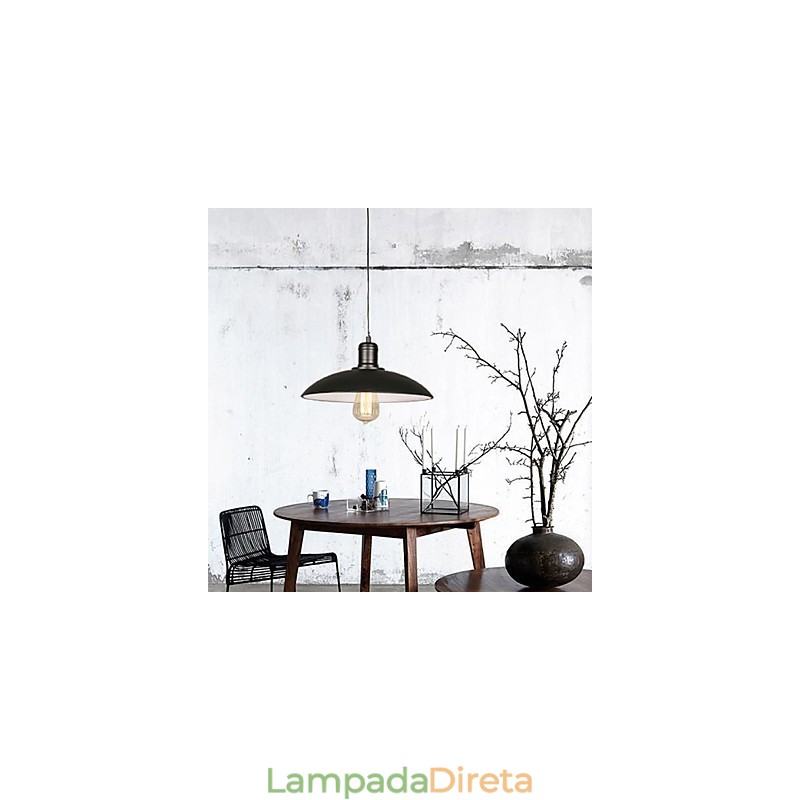 Lâmpadas e lanternas Arte Restaurando Cabeça Única Ferro Forjado Disco Voador Droplight