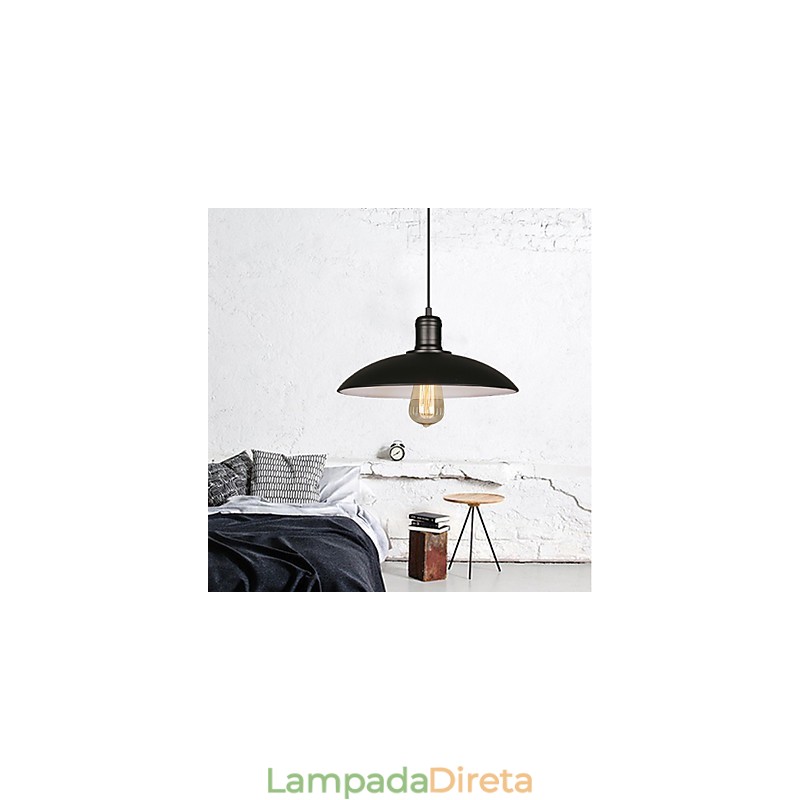 Lâmpadas e lanternas Arte Restaurando Cabeça Única Ferro Forjado Disco Voador Droplight