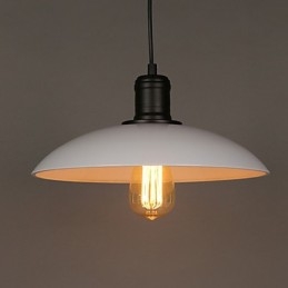 Lâmpadas e lanternas Arte Restaurando Cabeça Única Ferro Forjado Disco Voador Droplight
