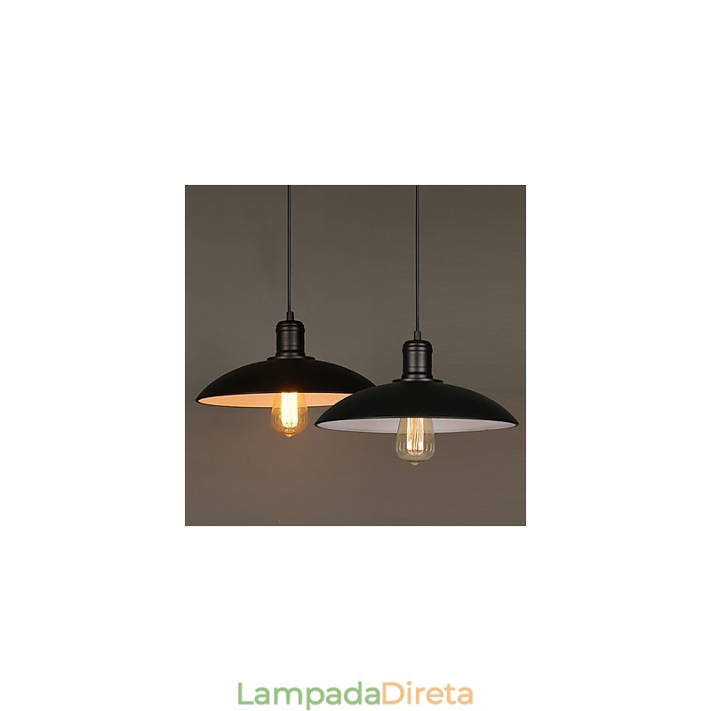 Lâmpadas e lanternas Arte Restaurando Cabeça Única Ferro Forjado Disco Voador Droplight