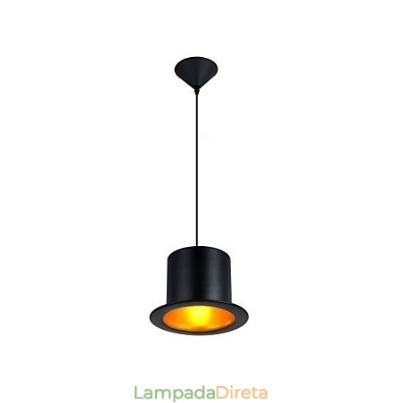 Luminária pendente de metal com pintura retrô para garagem Luminária pendente de metal com pintura retrô para garagem