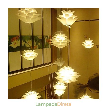 Lâmpada DropLight de decoração moderna Lotus Lâmpada DropLight de decoração moderna Lotus