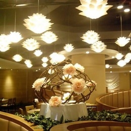 Lâmpada DropLight de decoração moderna Lotus