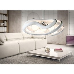 Luminária pendente de resina com pintura contemporânea moderna