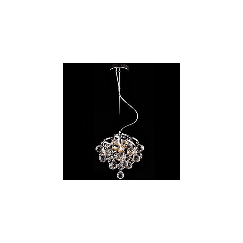 Lustre de cristal luxuoso, luminária pendente, iluminação para jantar