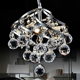 Lustre de cristal luxuoso, luminária pendente, iluminação para jantar