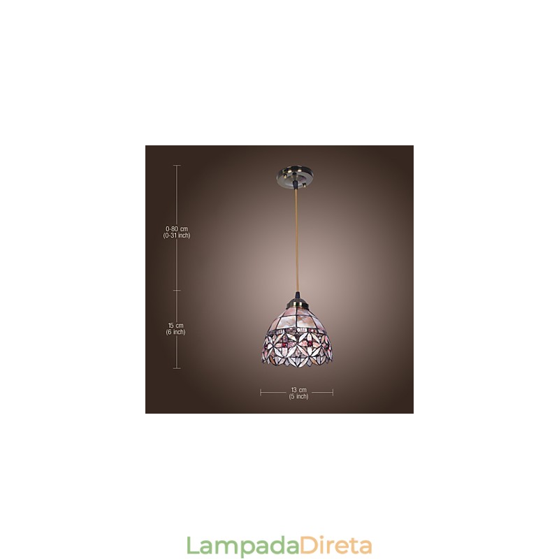 Luminária pendente estilo mini tigela