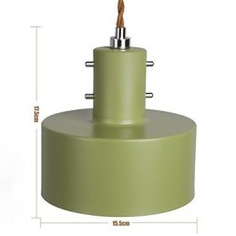 Mini estilo country moderno e contemporâneo, pintura em metal, luminária pendente para crianças