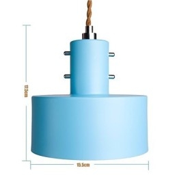 Mini estilo country moderno e contemporâneo, pintura em metal, luminária pendente para crianças