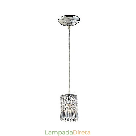 Luminária pendente moderna contemporânea em cristal estilo mini galvanizada Luminária pendente moderna contemporânea em cristal estilo mini galvanizada