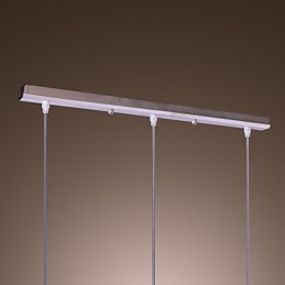 Pendente Criativo de 3 Luzes em Estilo Francês em Forma de Taça