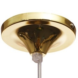 Luminária pendente de metal estilo mini tigela moderna e contemporânea