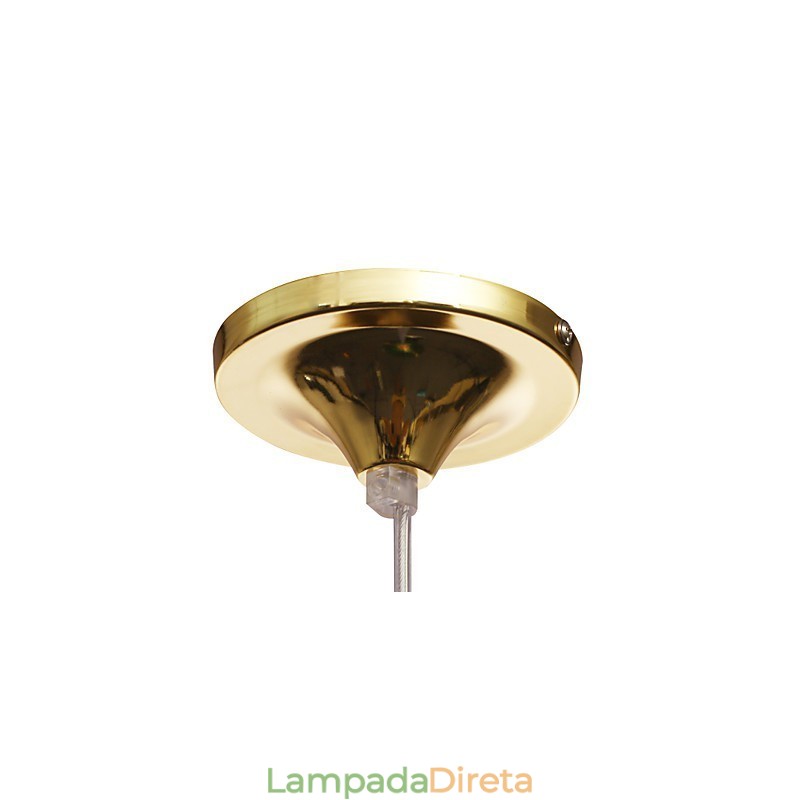 Luminária pendente de metal estilo mini tigela moderna e contemporânea