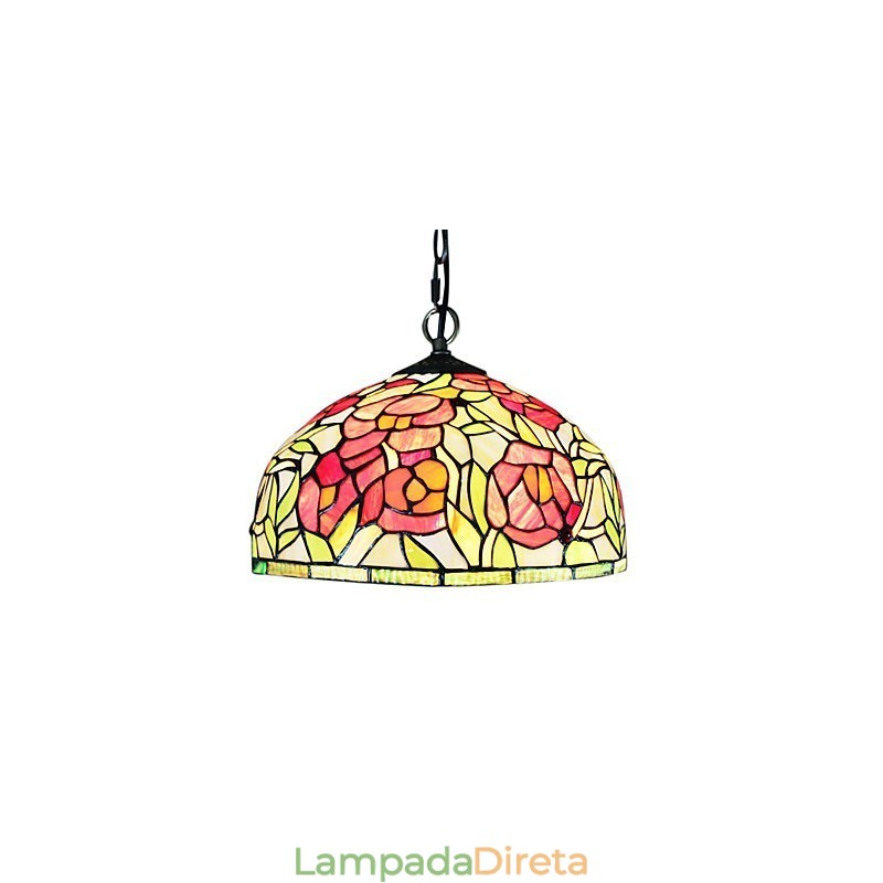 Luminária pendente galvanizada estilo mini tigela
