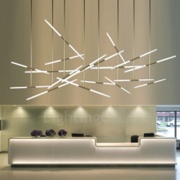 Lustre moderno contemporâneo, luminária pendente decorativa