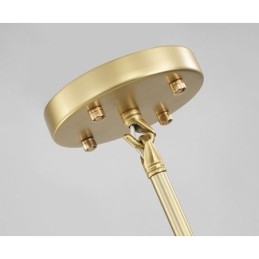 Lustre moderno contemporâneo de 20 luzes (preto dourado)