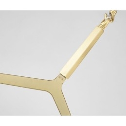 Lustre moderno contemporâneo de 20 luzes (preto dourado)