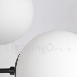 Lustre de metal preto de 12 luzes e 2 níveis com cúpula de vidro estilo contemporâneo moderno