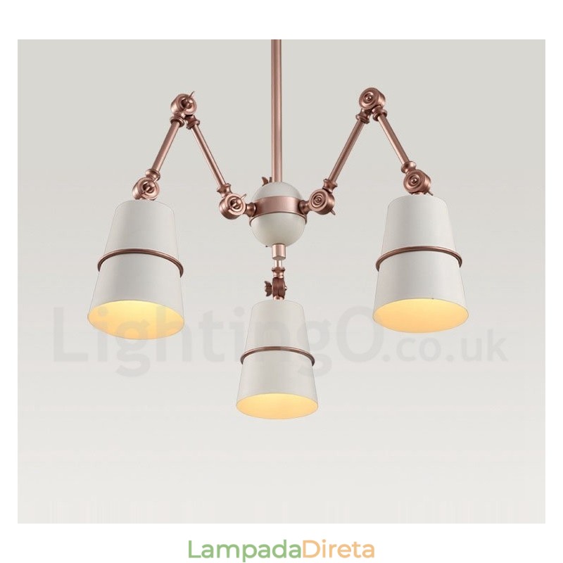 3 Luzes Modernas Contemporâneas Lustre Lâmpada Luz