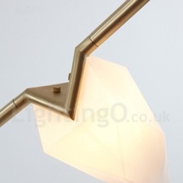 Lustre moderno contemporâneo de 8 luzes