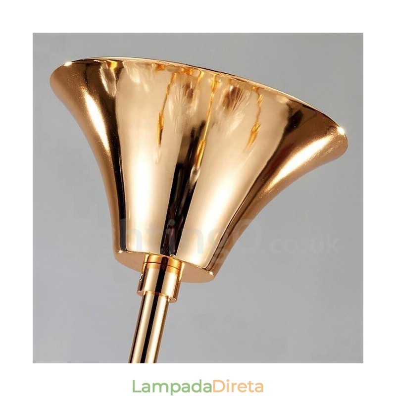 Lustre moderno contemporâneo de 4 níveis com 16 luzes