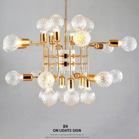 Lustre moderno contemporâneo de 4 níveis com 24 luzes Lustre moderno contemporâneo de 4 níveis com 24 luzes