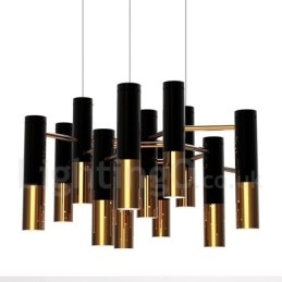 Lustre moderno contemporâneo de 13 luzes, luminária de nível único