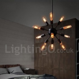 Lustre Sputnik Vintage Retro de 12 Luzes