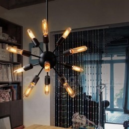 Lustre Sputnik Vintage Retro de 12 Luzes