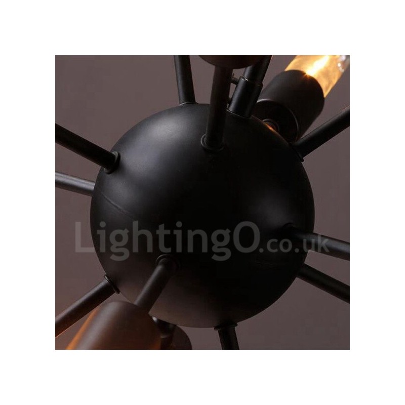 Lustre Sputnik Vintage Retro de 12 Luzes