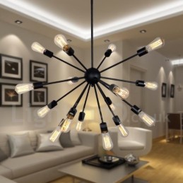 Lustre Sputnik Vintage Retro de 16 luzes