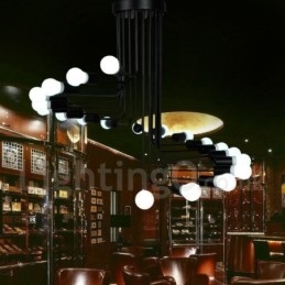 Lustre contemporâneo preto