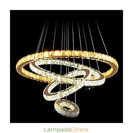 Lustre de teto moderno com pingente de cristal, luminária com 4 anéis, anel grande, cristal âmbar e outros cristais transparentes Lustre de teto moderno com pingente de cristal, luminária com 4 anéis, anel grande, cristal âmbar e outros cristais transparentes