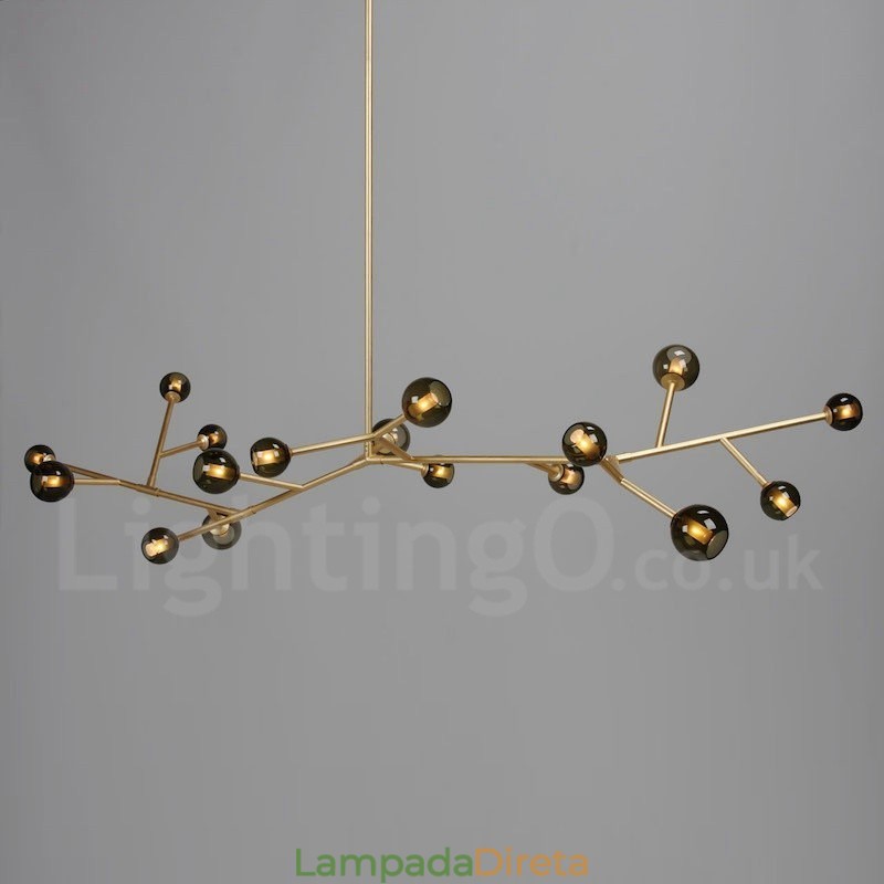 Lustre Vintage Country Light de 17 luzes