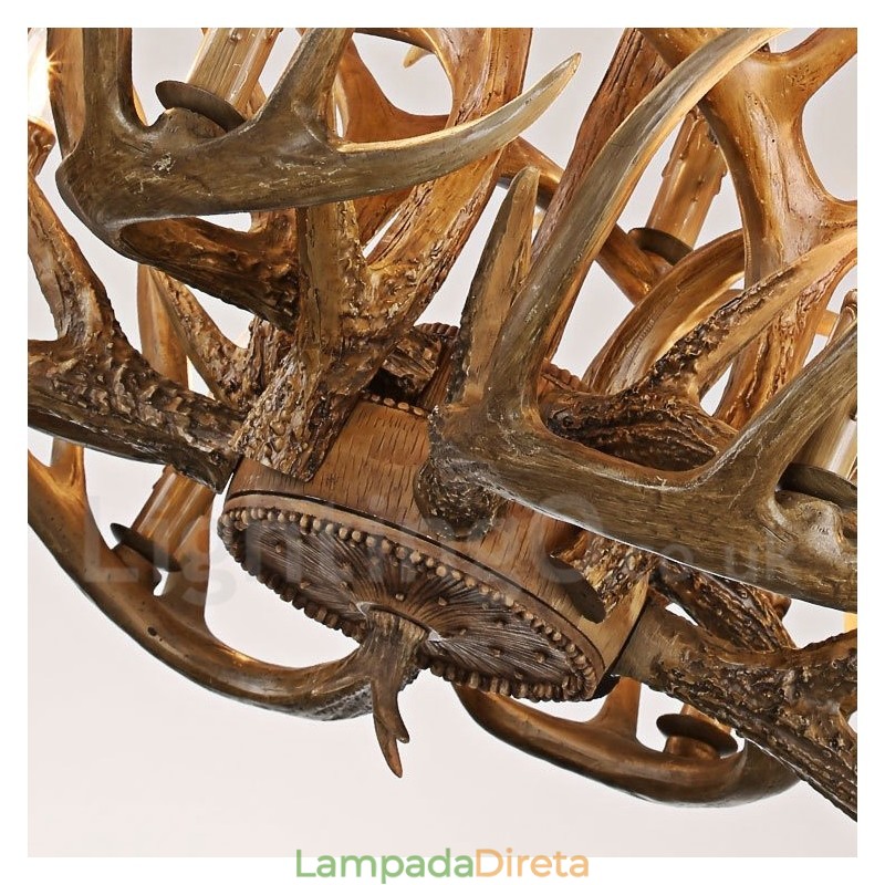 Lustre Vintage Country 12 Luzes