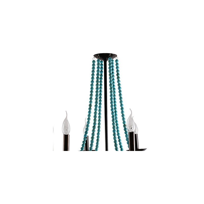 Bohemia 6 Simples Europeu Mediterrâneo Head Drop American Country Britânico Rural Living Lamps