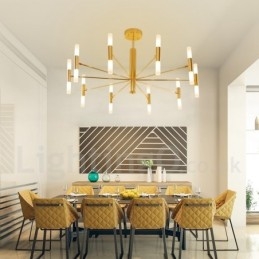 Luminária de lustre contemporânea