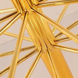 40 Luzes Douradas 2 Camadas Modernas Contemporâneas Lustre Lâmpada de Luz