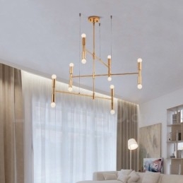 8 Luzes 3 Camadas Moderno Contemporâneo Lustre Lâmpada Luz