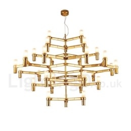 30 Luzes 5 Camadas Modernas Contemporâneas Lustre Lâmpada Luz