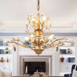 60 cm de altura, 45 cm de largura, moderno, contemporâneo, 7 luzes, lustre, lâmpada, luz