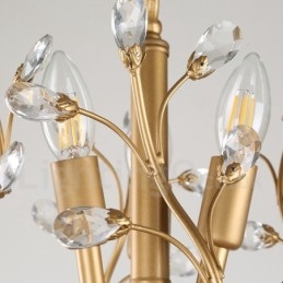 60 cm de altura, 45 cm de largura, moderno, contemporâneo, 7 luzes, lustre, lâmpada, luz