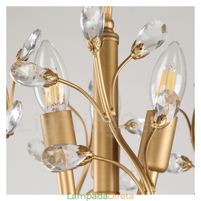 60 cm de altura, 45 cm de largura, moderno, contemporâneo, 7 luzes, lustre, lâmpada, luz
