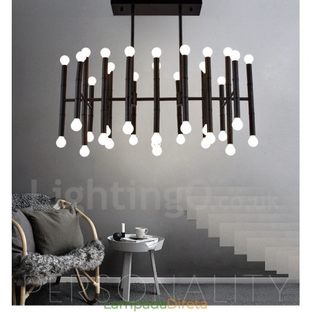 Lustre moderno contemporâneo de 42 luzes para luz Lustre moderno contemporâneo de 42 luzes para luz
