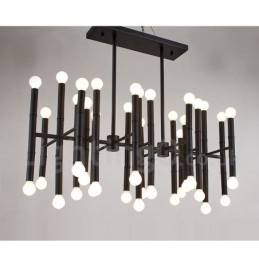 Lustre moderno contemporâneo de 42 luzes para luz