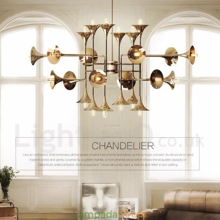 Lustre de 24 luzes, estilo moderno e contemporâneo Lustre de 24 luzes, estilo moderno e contemporâneo