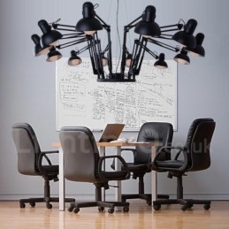12 Luzes Modernas Contemporâneas Lustre de Camada Única Lâmpada de Luz