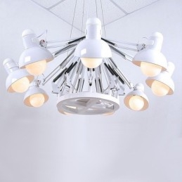 12 Luzes Modernas Contemporâneas Lustre de Camada Única Lâmpada de Luz