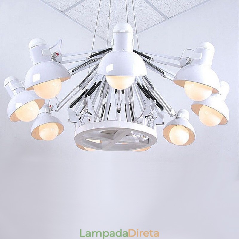12 Luzes Modernas Contemporâneas Lustre de Camada Única Lâmpada de Luz