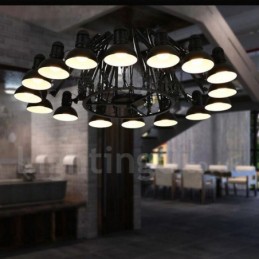 16 Luzes Modernas Contemporâneas Lustre de Camada Única Lâmpada de Luz